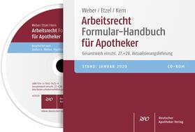 Weber / Etzel / Kern | Arbeitsrecht für Apotheker CD-ROM VO 27+28 | Sonstiges | 978-3-7692-7421-9 | sack.de