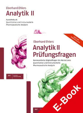 Ehlers | Analytik II - Kurzlehrbuch und Prüfungsfragen | E-Book | www.sack.de