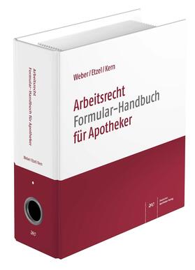 Weber / Etzel / Kern | Arbeitsrecht Formular-Handbuch für Apotheker | Medienkombination | 978-3-7692-8048-7 | sack.de