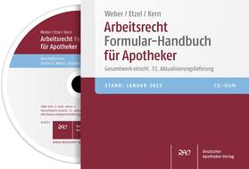 Weber / Etzel / Kern | Arbeitsrecht Formular-Hdb. Apotheker inkl. 31. Akt./CD-ROM | Sonstiges | sack.de