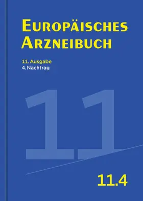 Europäisches Arzneibuch 11. Ausgabe, 4. Nachtrag | Buch | 978-3-7692-8373-0 | sack.de