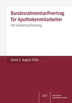 Bundesrahmentarifvertrag für Apothekenmitarbeiter | Buch | 978-3-7692-8420-1 | sack.de