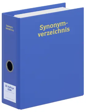 Gebler |  Synonym-Verzeichnis | Loseblattwerk |  Sack Fachmedien