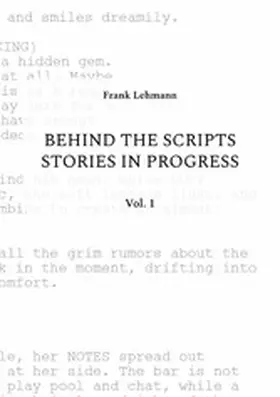 Lehmann |  Behind the Scripts Stories in Progress | eBook | Sack Fachmedien