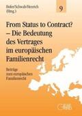 Hofer / Schwab / Henrich |  From Status to Contract? | Buch |  Sack Fachmedien