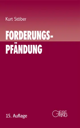 Stöber | Forderungspfändung | Buch | 978-3-7694-1038-9 | www.sack.de