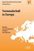 Dutta / Schwab / Henrich |  Vormundschaft in Europa | Buch |  Sack Fachmedien