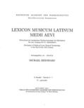 Bernhard |  Lexicon Musicum Latinum Medii Aevi  9. Faszikel - Fascicle 9 (e - gutturalis) | Buch |  Sack Fachmedien