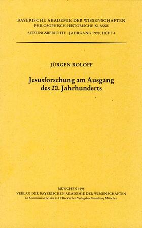 Jesusforschung am Ausgang des 20.Jahrhunderts | Buch | 978-3-7696-1601-9 | sack.de
