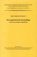 Stanley |  Die angelsächsische Rechtspflege | Buch |  Sack Fachmedien