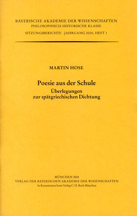Hose |  Poesie aus der neuen Schule | Buch |  Sack Fachmedien