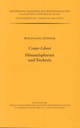 Hübner / Maier |  Crater Liberi | Buch |  Sack Fachmedien