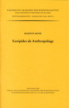 Hose | Euripides als Anthropologe | Buch | 978-3-7696-1650-7 | sack.de