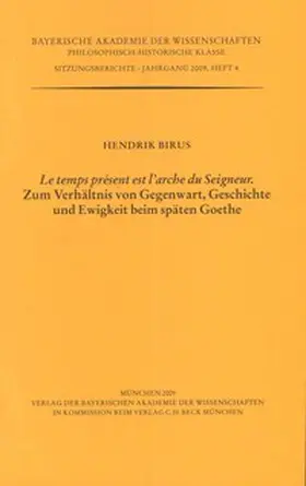 Birus | 'Le temps présent est l'arche du Seigneur' | Buch | 978-3-7696-1652-1 | www.sack.de