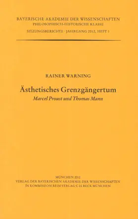 Warning |  Ästhetisches Grenzgängertum | Buch |  Sack Fachmedien