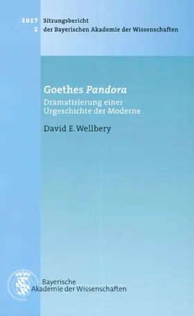Wellbery |  Goethes Pandora | Buch |  Sack Fachmedien