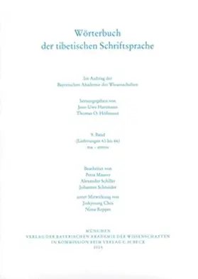 Hartmann / Höllmann |  Wörterbuch der tibetischen Schriftsprache  Band 9 (Lieferungen 61 – 66) | Buch |  Sack Fachmedien