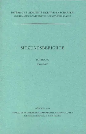  Jahrgang 2001 - 2003 | Buch |  Sack Fachmedien