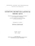 Bernhard |  Lexicon Musicum Latinum Medii Aevi  5. Faszikel - Fascicle 4 (chorus - coniungo) | Buch |  Sack Fachmedien