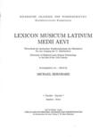 Bernhard |  Lexicon Musicum Latinum Medii Aevi  7. Faszikel - Fascicle 7 (deprimo - dictio) | Buch |  Sack Fachmedien