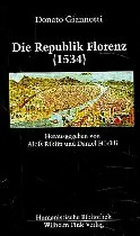 Giannotti |  Die Republik Florenz (1534) | Buch |  Sack Fachmedien