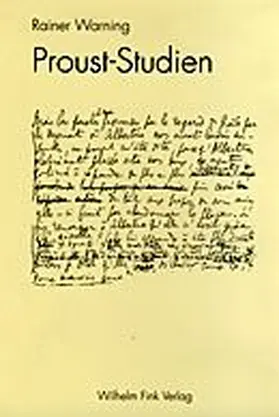 Warning |  Proust-Studien | Buch |  Sack Fachmedien