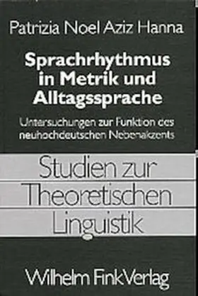 Noel Aziz Hanna |  Sprachrhythmus in Metrik und Alltagssprache | Buch |  Sack Fachmedien