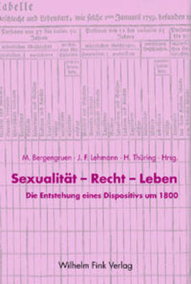 Bergengruen / Niehaus / Lehmann | Sexualität, Recht, Leben | Buch | 978-3-7705-3967-3 | sack.de