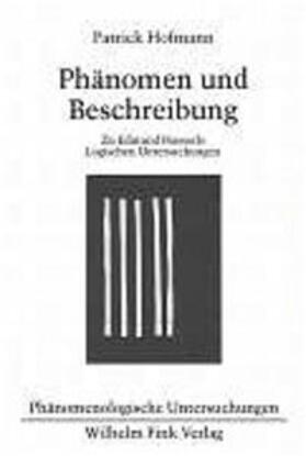 Hofmann |  Phänomen der Beschreibung | Buch |  Sack Fachmedien