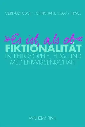 Koch / Voss |  "es ist, als ob" | Buch |  Sack Fachmedien