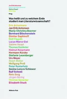  Was heißt und zu welchem Ende studiert man Literaturwissenschaft? | Buch |  Sack Fachmedien