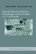 Müller / Schneider |  Deutsche Texte der Salierzeit - Neuanfänge und Kontinuitäten im 11. Jahrhundert | Buch |  Sack Fachmedien