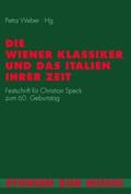 Kindhäuser / Weber |  Die Wiener Klassiker und das Italien ihrer Zeit | Buch |  Sack Fachmedien