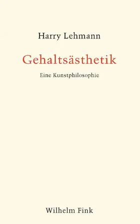 Lehmann |  Gehaltsästhetik | Buch |  Sack Fachmedien
