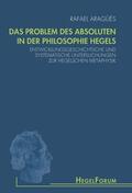 Aragüés |  Das Problem des Absoluten in der Philosophie Hegels | Buch |  Sack Fachmedien