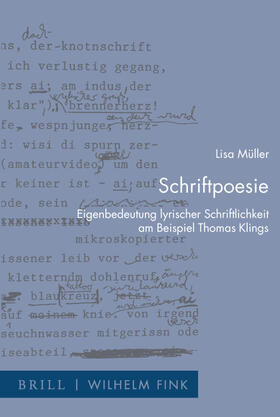 Müller | Müller, L: Schriftpoesie | Buch | 978-3-7705-6546-7 | sack.de