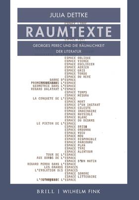 Dettke | Dettke, J: Raumtexte | Buch | 978-3-7705-6595-5 | sack.de