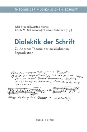 Freund / Nanni / Urbanek |  Dialektik der Schrift | Buch |  Sack Fachmedien