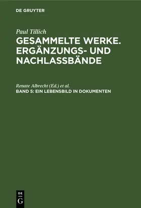Hahl / Albrecht |  Ein Lebensbild in Dokumenten | Buch |  Sack Fachmedien