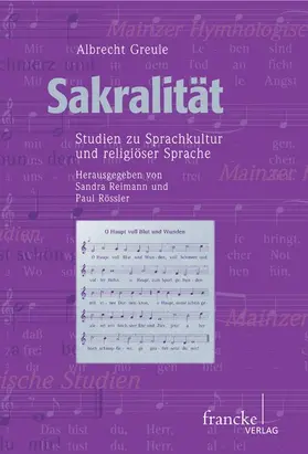 Greule / Reimann / Rössler |  Sakralität | eBook | Sack Fachmedien