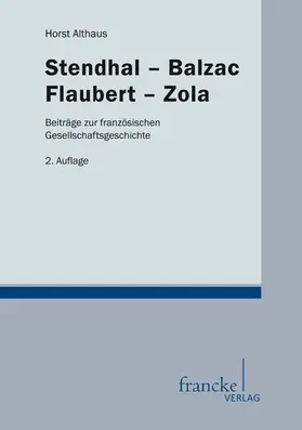 Althaus | Stendhal-Balzac-Flaubert-Zola | E-Book | www.sack.de