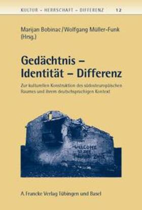 Bobinac / Müller-Funk |  Gedächtnis - Identität - Differenz | Buch |  Sack Fachmedien