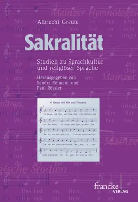 Greule / Reimann / Rössler |  Sakralität | Buch |  Sack Fachmedien