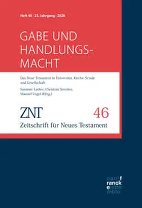 Luther |  ZNT - Zeitschrift für Neues Testament 23, 46 (2020) | Buch |  Sack Fachmedien