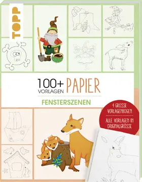 frechverlag |  Vorlagenmappe Papier - Fensterszenen | Buch |  Sack Fachmedien
