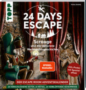 Zhang |  24 DAYS ESCAPE - Der Escape Room Adventskalender: Scrooge und die verlorene Weihnachtsgeschichte. SPIEGEL Bestseller Autor | Buch |  Sack Fachmedien
