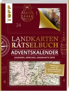 Pautner |  Landkarten Rätselbuch Adventskalender. Legenden, Märchen, sagenhafte Orte | Buch |  Sack Fachmedien