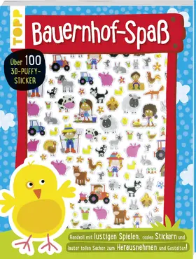  3D-Sticker- und Rätselbuch: Bauernhof-Spaß | Buch |  Sack Fachmedien