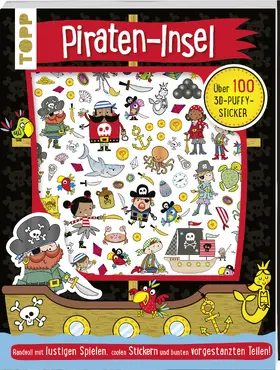 frechverlag |  3D-Sticker- und Rätselbuch: Piraten-Insel | Buch |  Sack Fachmedien