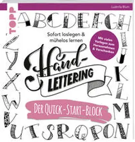 Blum |  Handlettering. Der Quick-Start-Block | Buch |  Sack Fachmedien